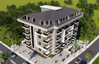 Erschwingliche 1+1 Wohnungen mit ausgebauter Infrastruktur in Mahmutlar - nur 700 Meter vom Meer entfernt