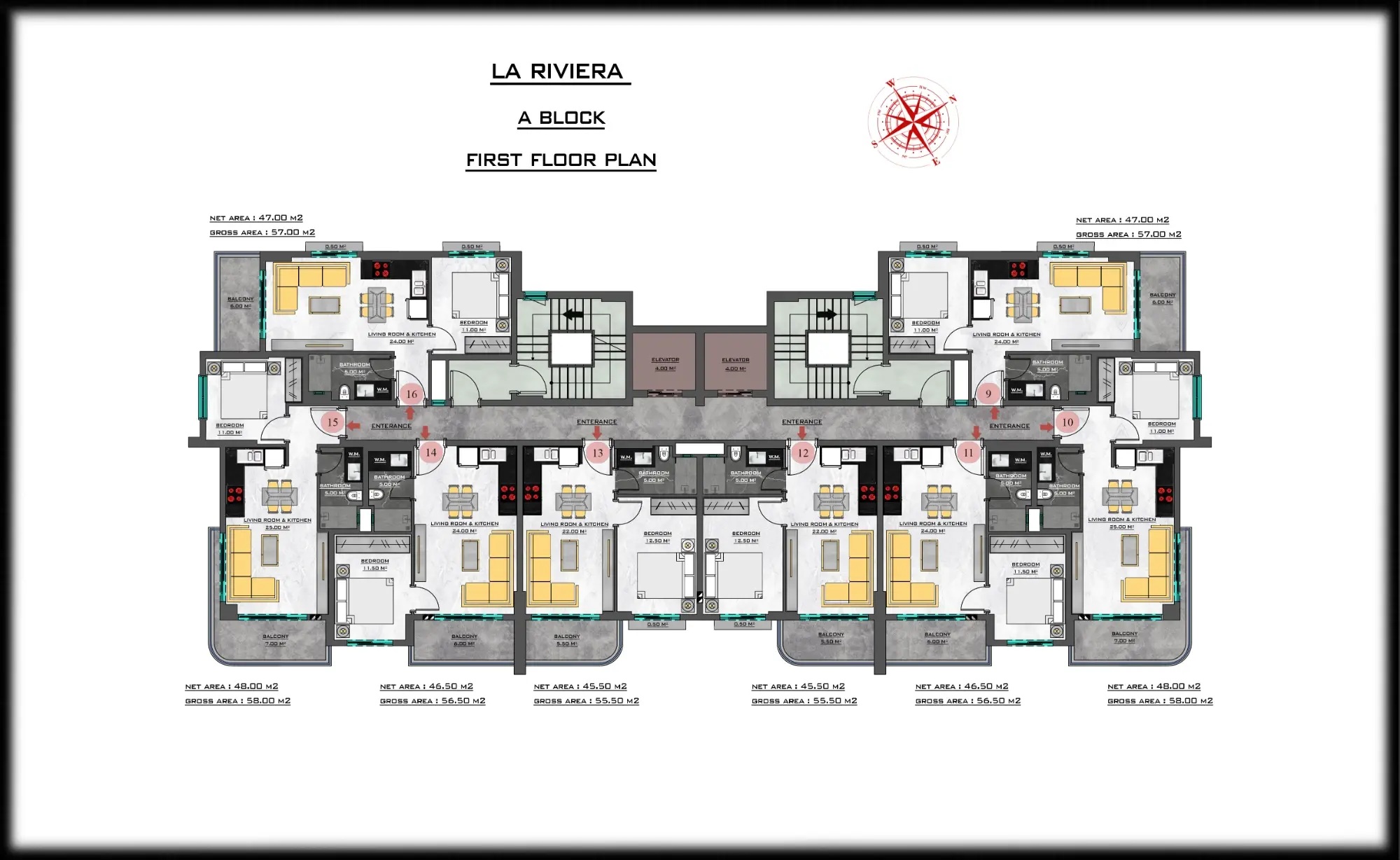 A Block - First Floor