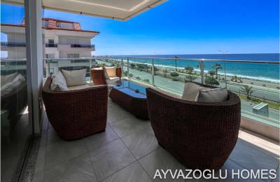 ID 5056 First line in Kestel — luxury 3+1 apartment with panoramic sea views