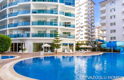 ID 5065 Mahmutlar — 1+1 Apartment, 350 meters from the sea, well-developed infrastructure