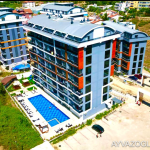 ID 5091 1+1-Apartment in Avsallar mit hochwertiger Infrastruktur