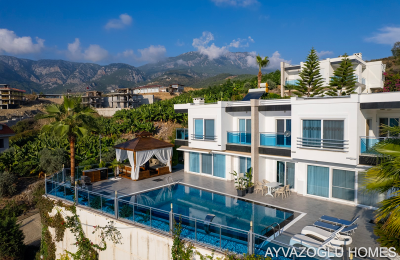 ID 5095 Kargıcak'ta Havuzlu Geniş 4+1 Villa