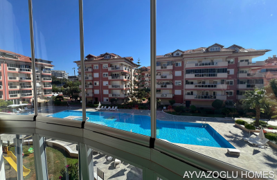 ID 5104 Spacious 2+1 apartment in Oba district — a complex with amenities