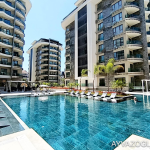 ID 5107 1+1 Apartment in Tosmur — Just 50 Meters to the Sea and Premium Complex Infrastructure