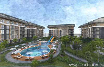 ID 5109 1+1 Apartment in Oba — a Modern Complex with Extensive Infrastructure