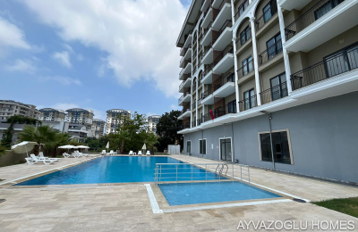 ID 5133 Bezahlbare Strandwohnung in Avsallar – ideal zum Wohnen und als Kapitalanlage.