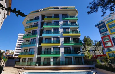 ID 5176 Avsallar'da uygun fiyatlı 1+1 daire — olanaklara sahip bir kompleks