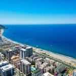 ID 5185 2+1 в Mahmutlar — первая линия, меблированная квартира