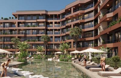 ID 5210 Appartement 1+1 confortable dans un nouveau complexe à Antalya