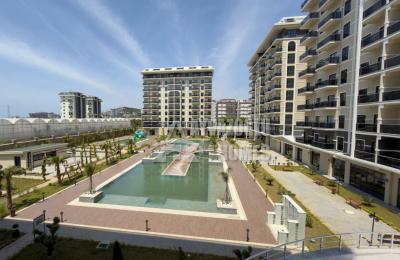 ID5253 Demirtaş'ta modern bir komplekste yeni 1+1 daire
