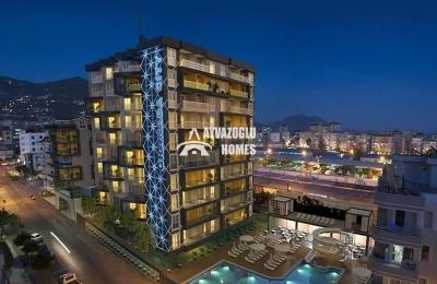 ID 5302  ## Alanya’da Satılık 1+1 Daire — Merkezi Konum ve Zengin Sosyal Olanaklar