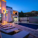 ID 023 3+1 Villa in Kaş mit Panoramablick auf die Berge
