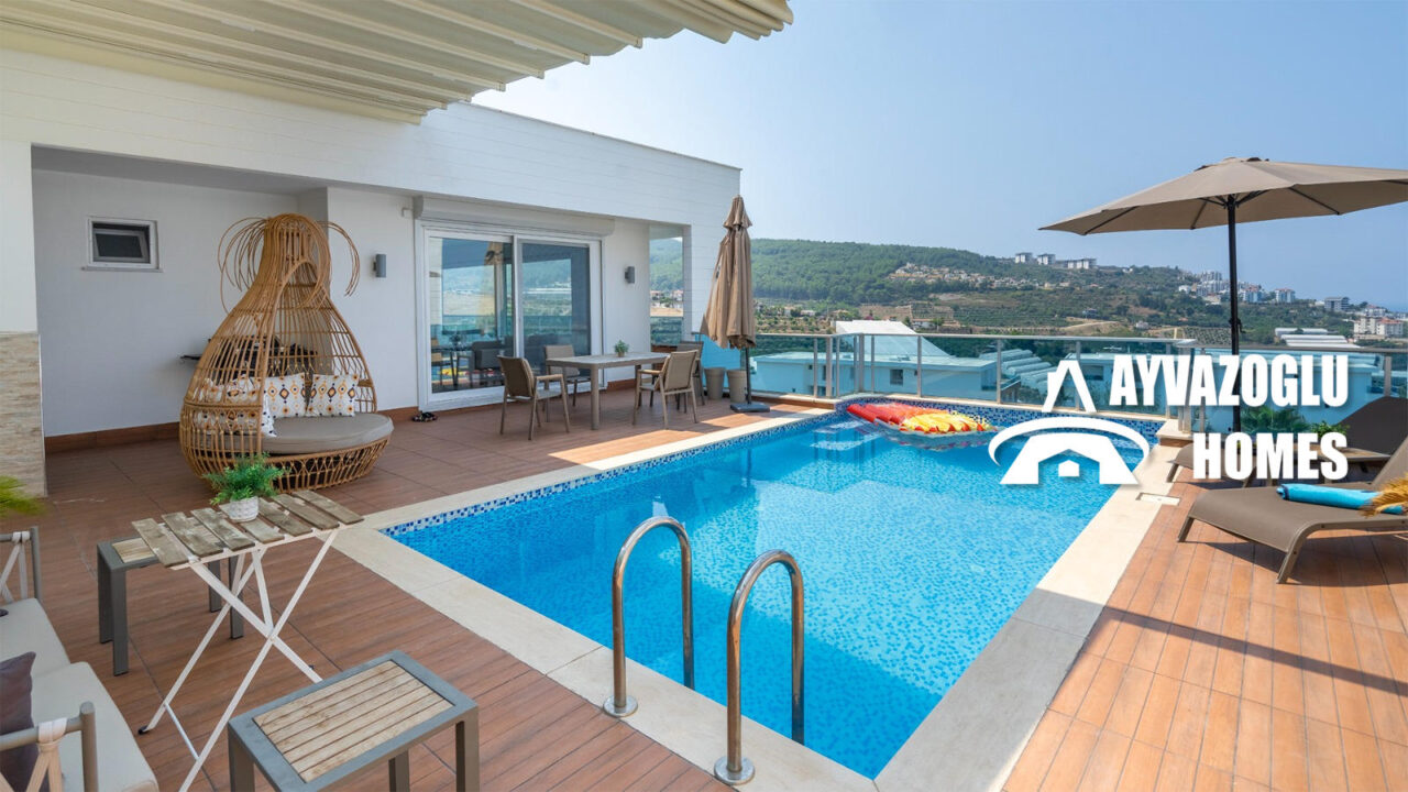 Вилла 3+1 с щикарными видами