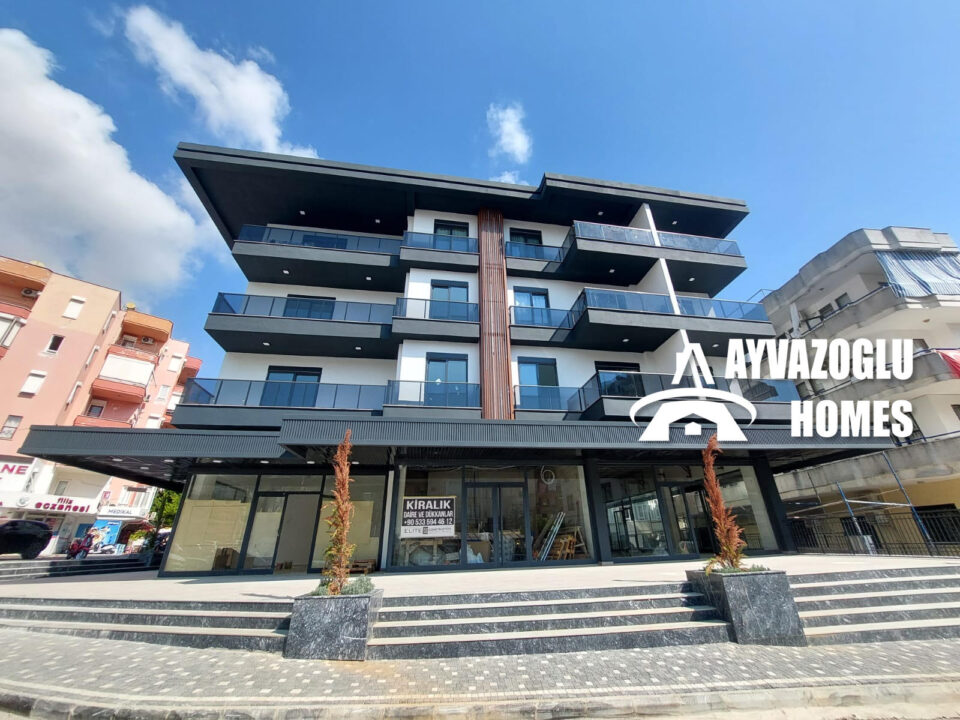 Новая квартира 1+1 в центре Алании