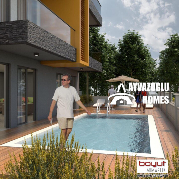 Квартира 1+1 в европейском районе около моря