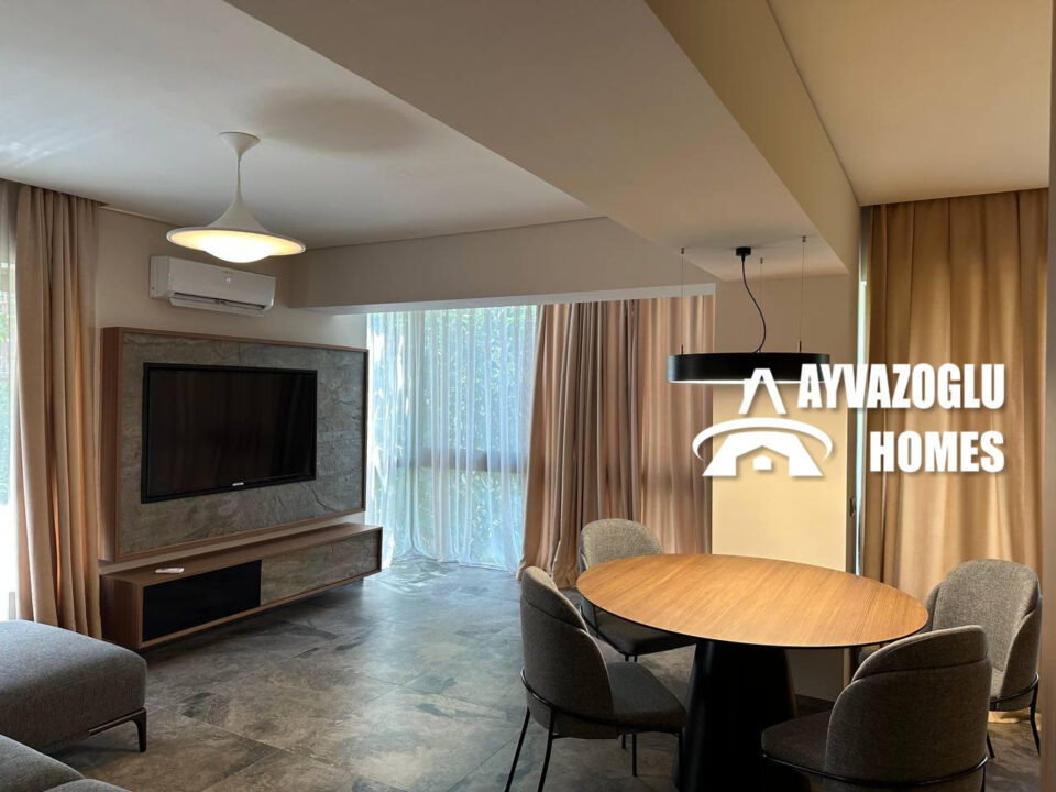 Квартира с 3 спальнями в центре Алании в 100 м от моря