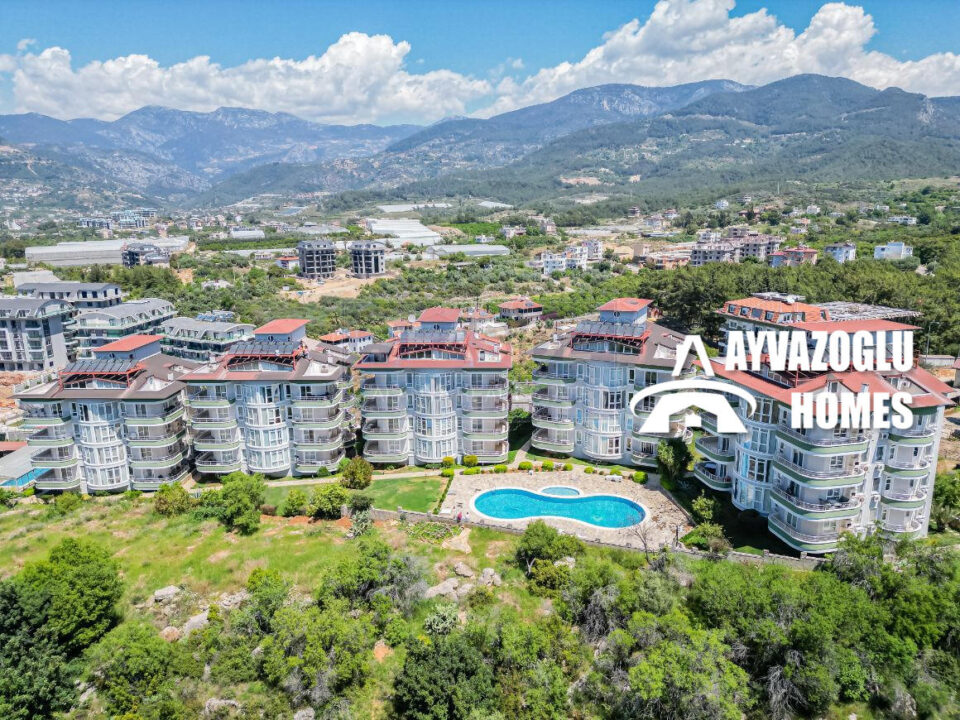 Квартира 2+1 с прекрасным видом в Оба/Алании