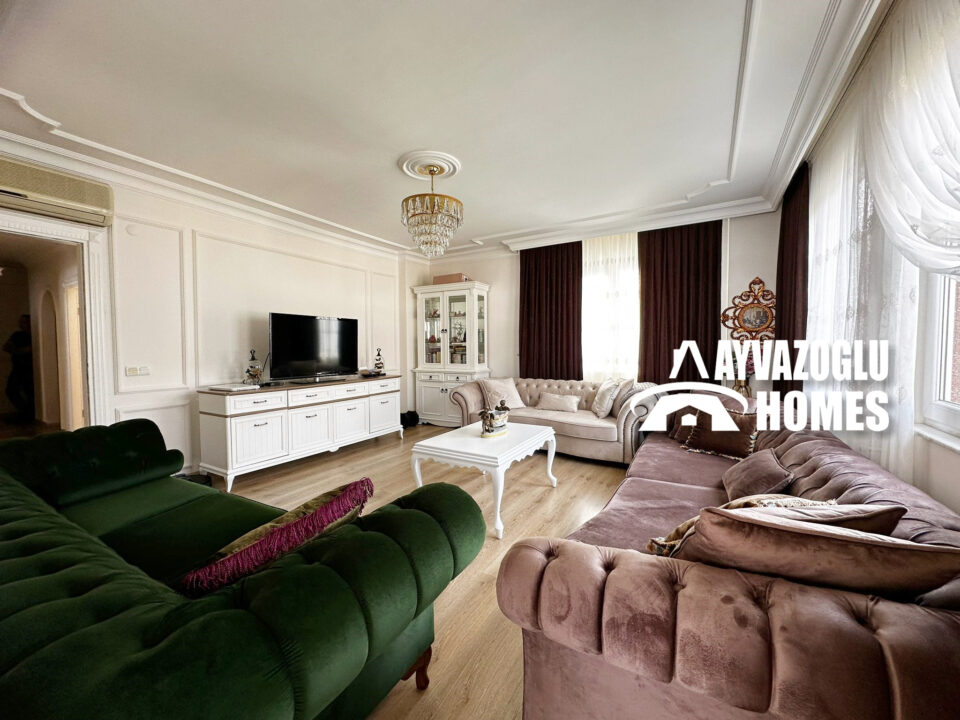 Меблированная квартира 3+1 в центре Алании