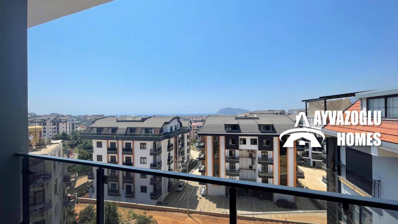 Квартира 2+1 с видом на крепость Алании