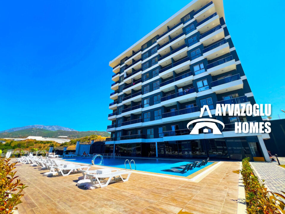 Новая квартира 1+1 по выгодной цене в Демиртасе/Алании