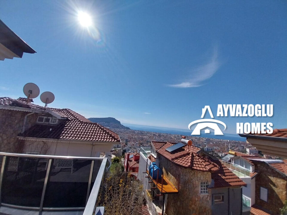 Вилла 2+1 с видом на закат