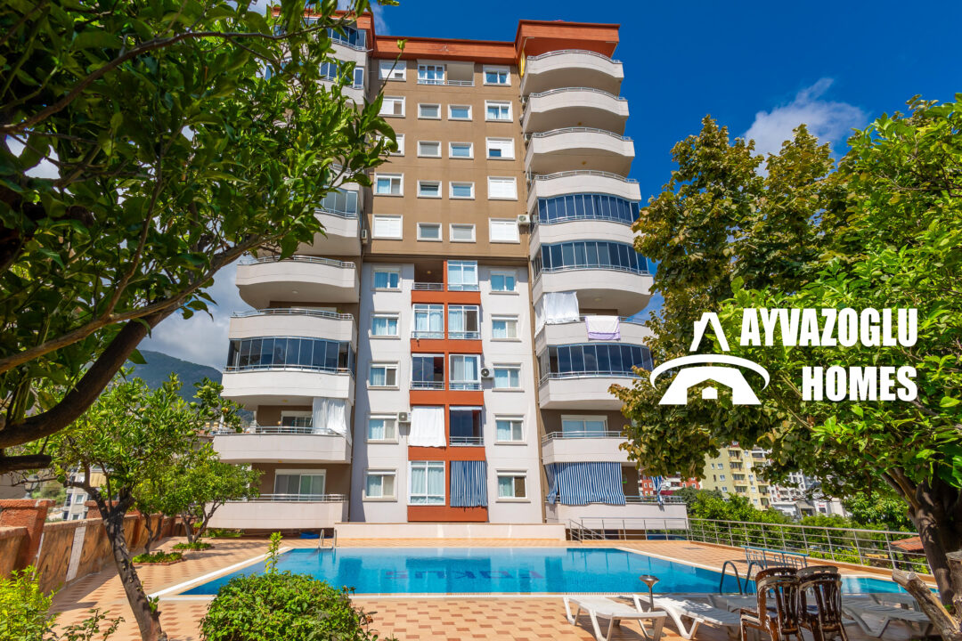 Квартира 2+1 в комплексе с бассейном