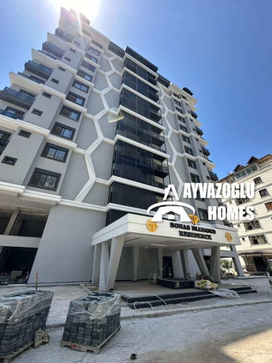 Квартира 1+1 в комплексе с полной инфраструктурой в 300 метрах от моря