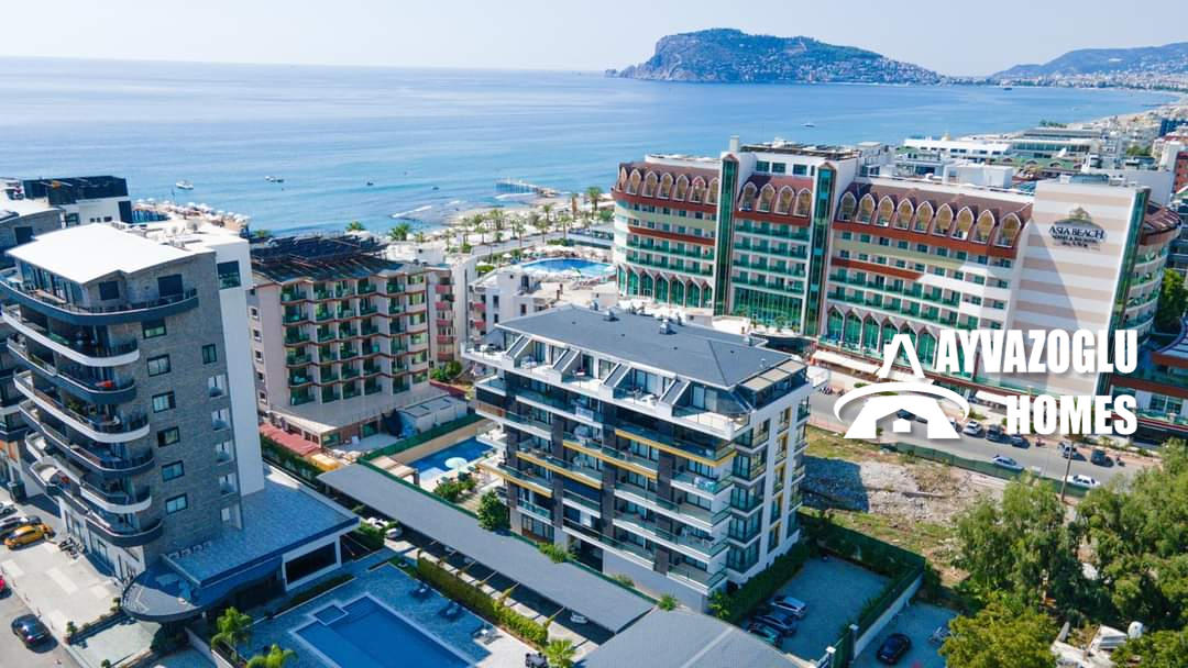 Квартира 2+1 в элитном комплексе на берегу моря