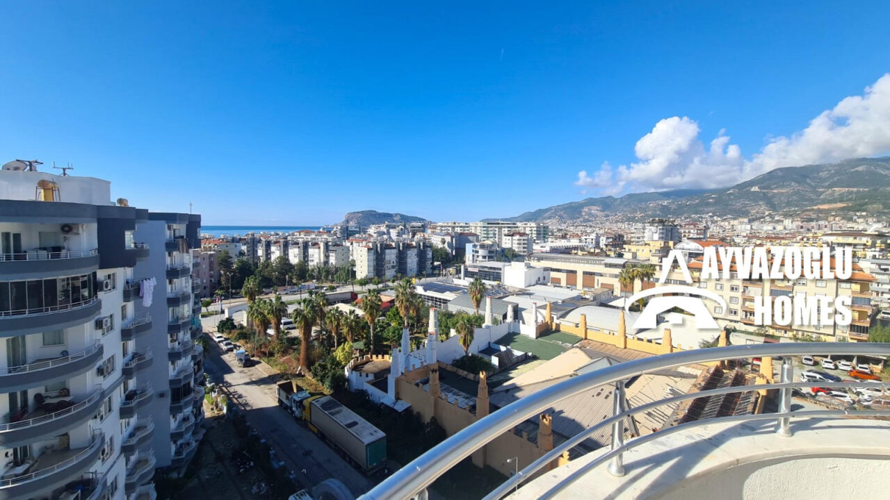 Квартира 2+1 с видом на море и горы