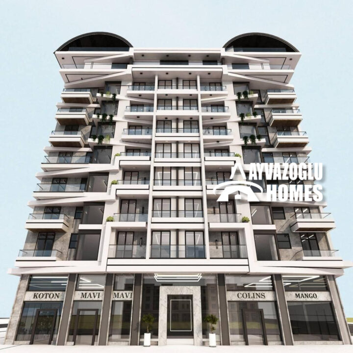 Новый дуплекс 2+1 в 200 метрах от моря