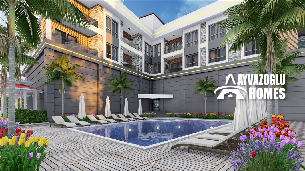 Квартира 1+1 большой площади в новом доме