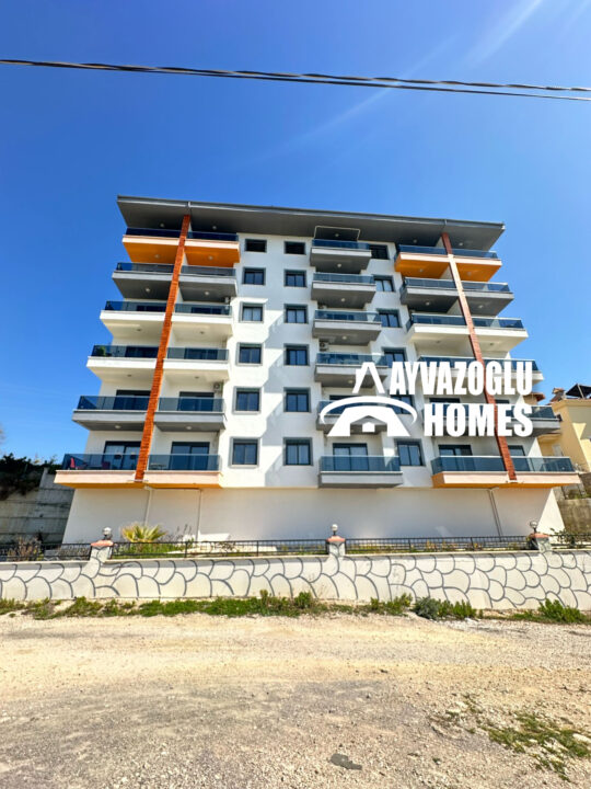 Квартира 2+1 в новом доме с видом на горы