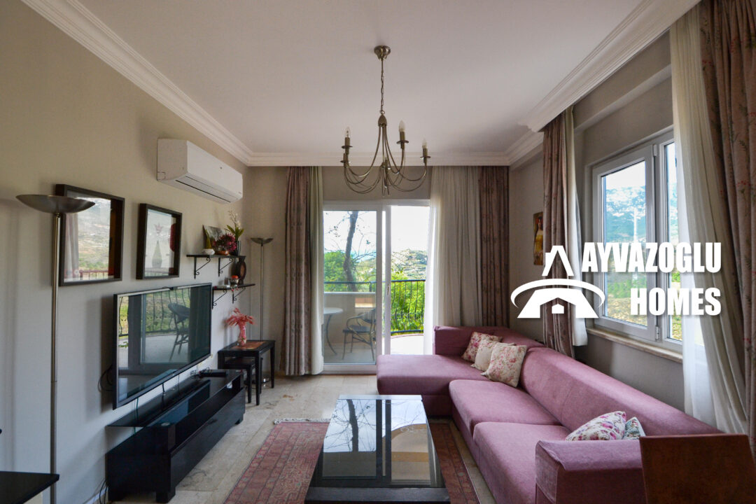 Дуплекс 3+1 в отельном комплексе в Каргыджаке