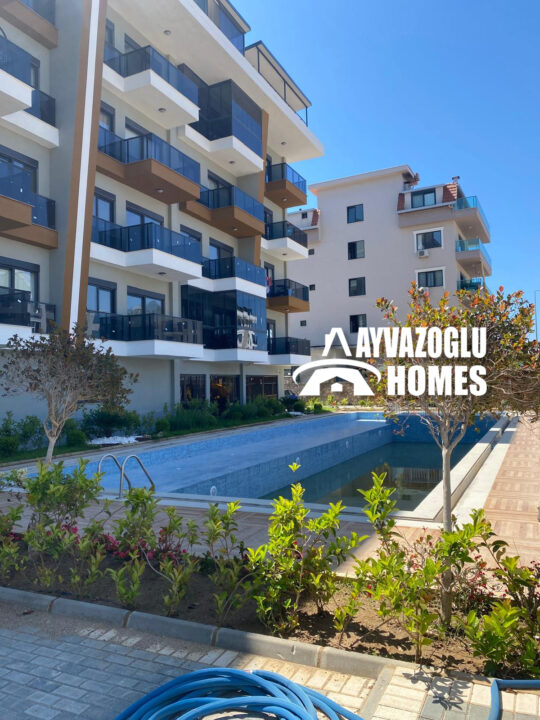 Appartement moderne 1+1 à Oba, dans un complexe doté de toutes les infrastructures