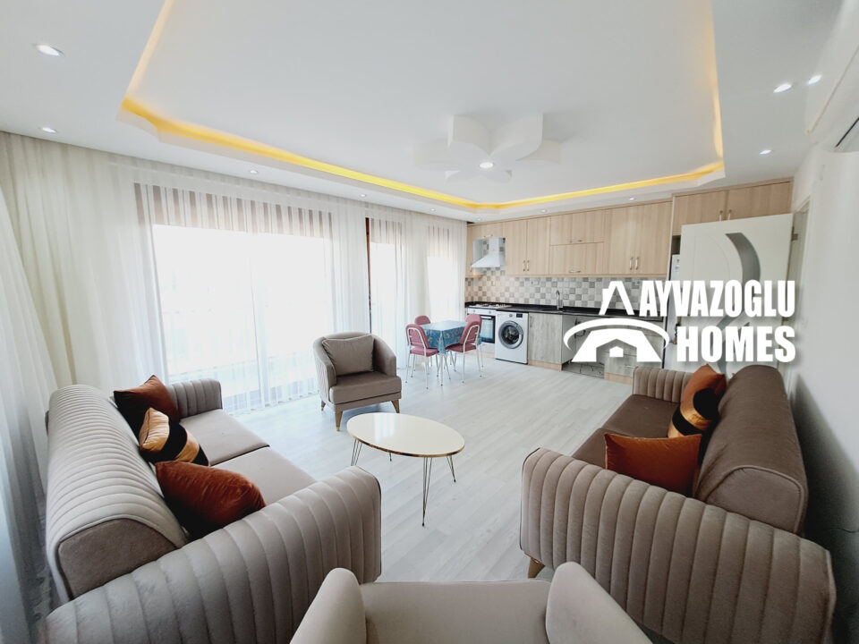 Appartement meublé 2+1 à Gazipasa — confort et accessibilité à 2 km de la mer pour 77 000 €