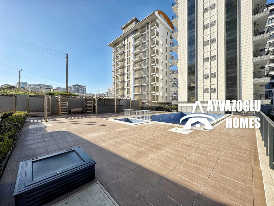 Квартира 1+1 в комплексе с отельной инфраструктурой, Махмутлар