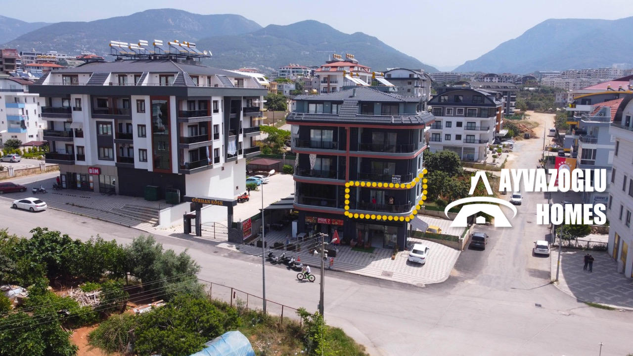 2+1 квартира в районе Оба — удобное расположение и базовая инфраструктура