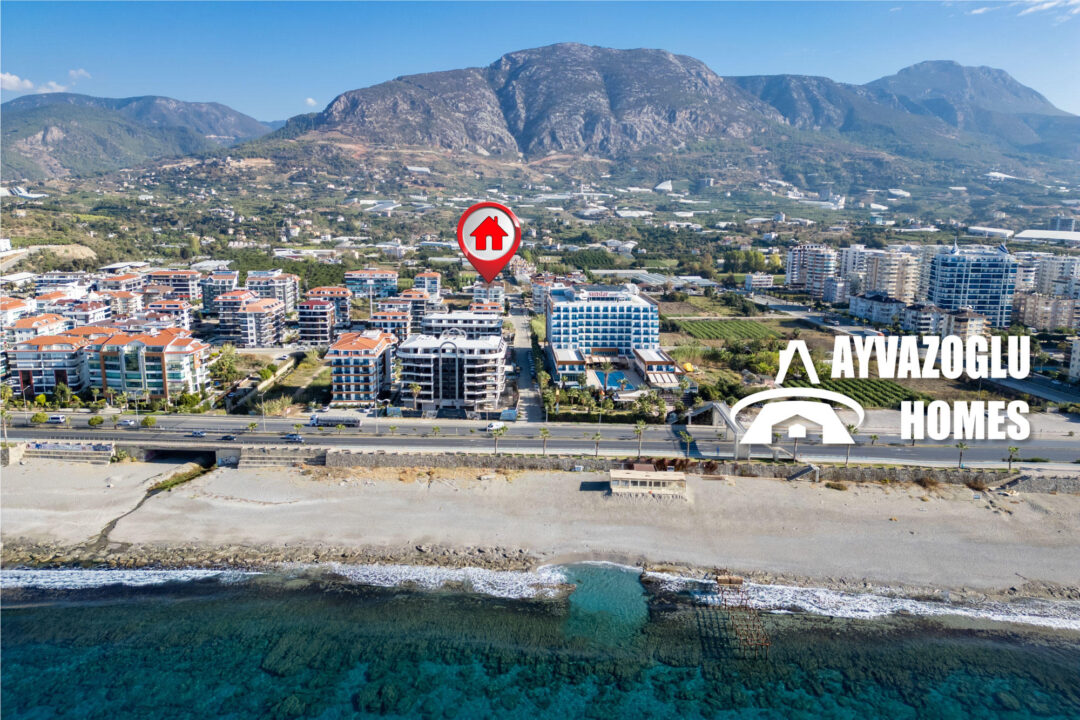 Appartement 1+1 à Kestel — à seulement 150 mètres de la mer