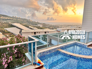 Вилла 3+1 с личным бассейном и с потрясающим видом на море