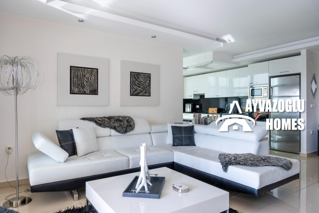 Appartement 2+1 avec infrastructures haut de gamme à Cikcilli, à seulement 900 mètres de la mer