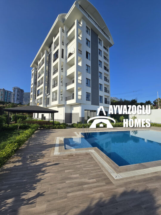 Квартира 1+1 в Махмутларе с богатой инфраструктурой