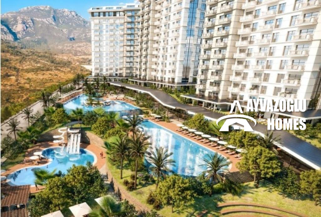 1+1 в Махмутларе в комплексе с полной инфраструктурой