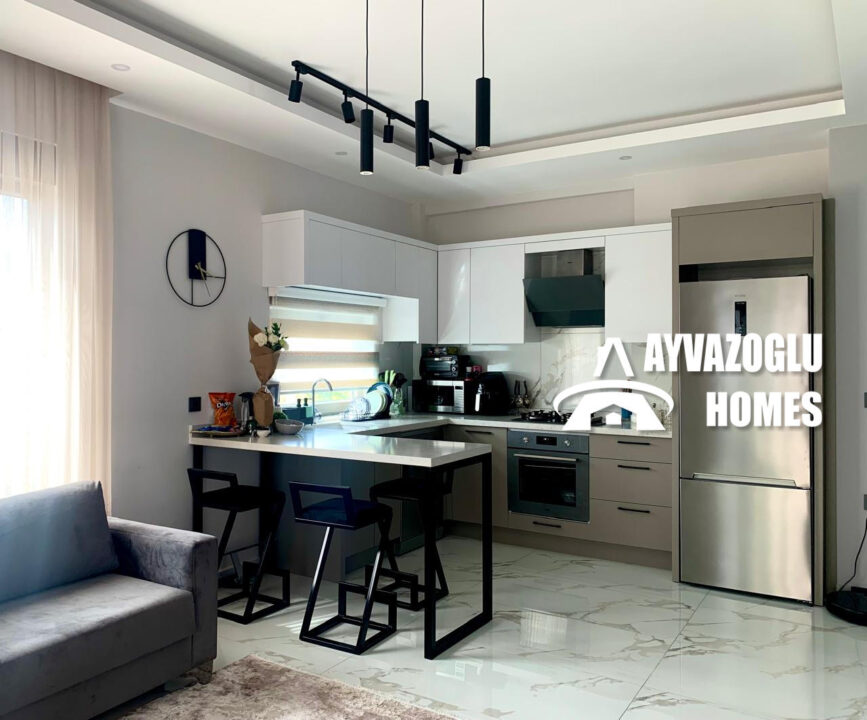 2+1 in Tosmur — an apartment with full infrastructure just 550 meters from the sea