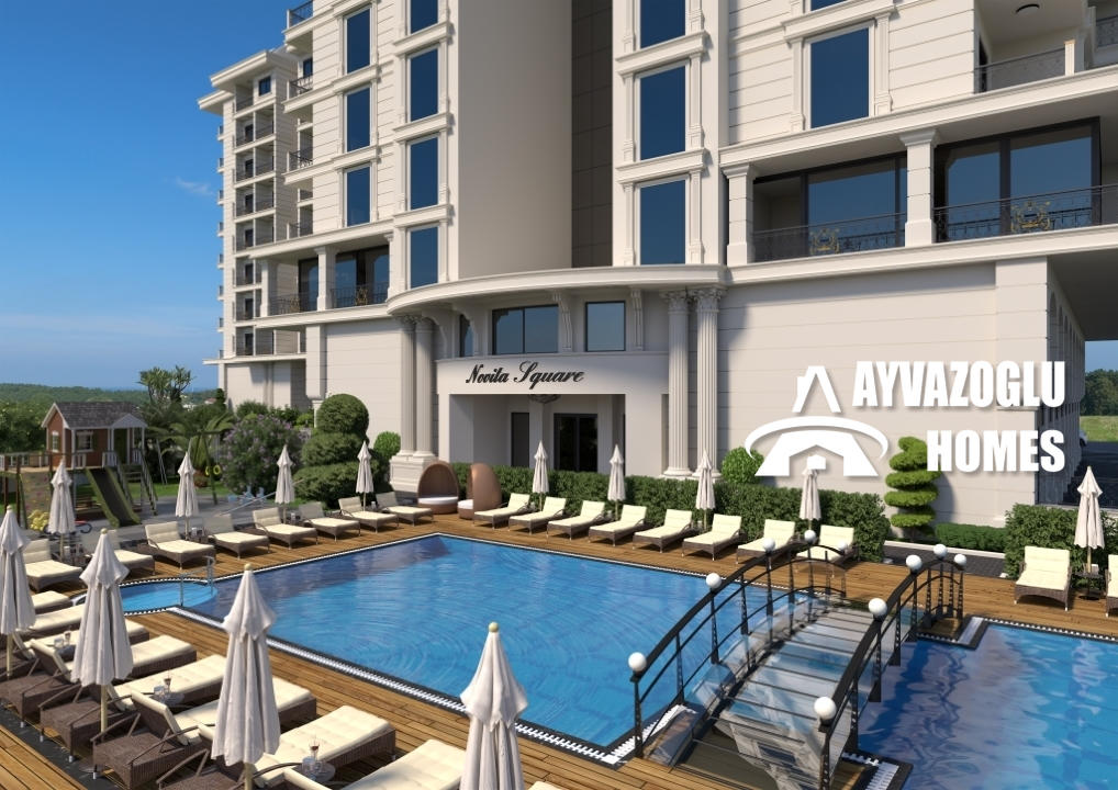 1+1 Apartment in Mahmutlar - 700 meters to the sea