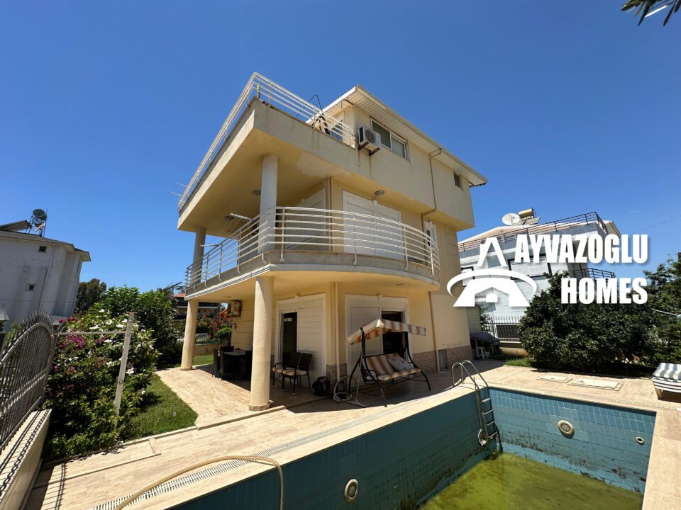 Вилла 4+1 с видом на море — Конаклы, всего 200 м до пляжа