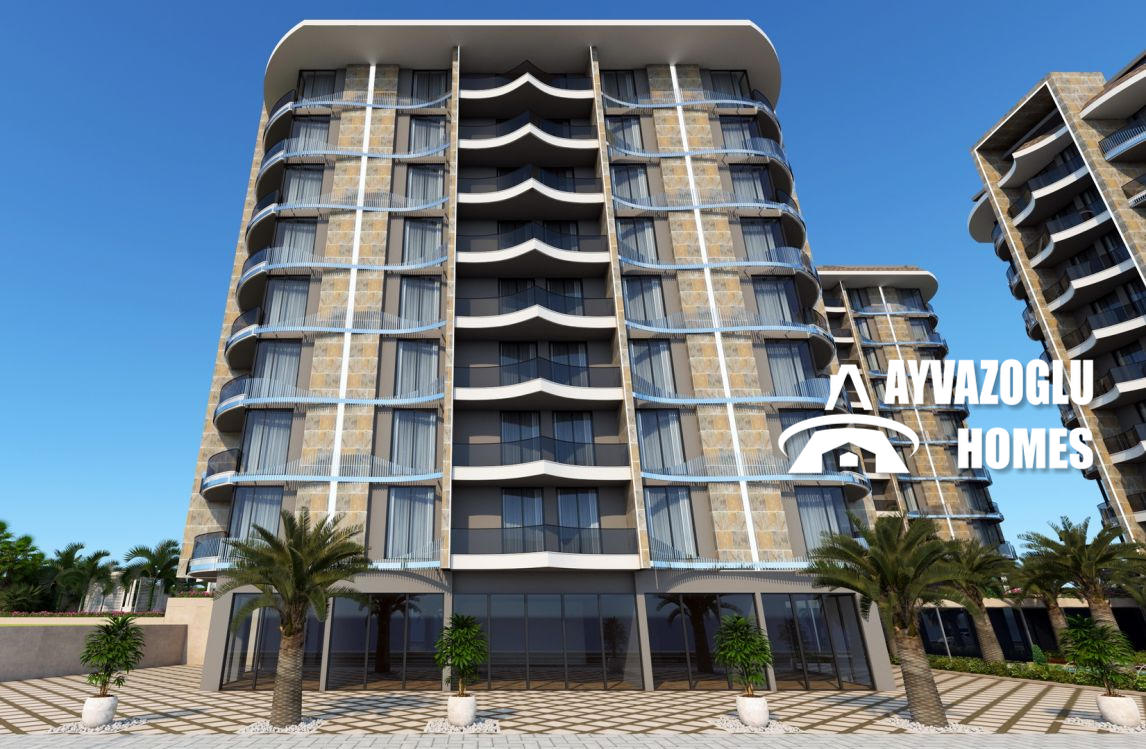 Современные апартаменты 1+1 в Тосмур