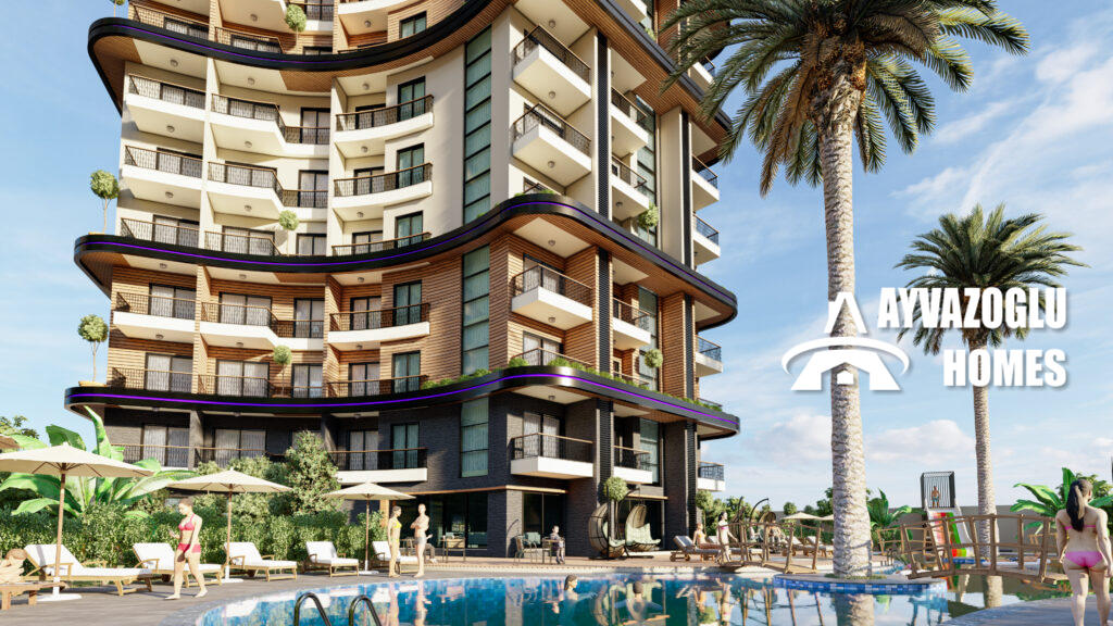 Новая квартира 2+1 в районе Махмутлар с роскошной инфраструктурой!