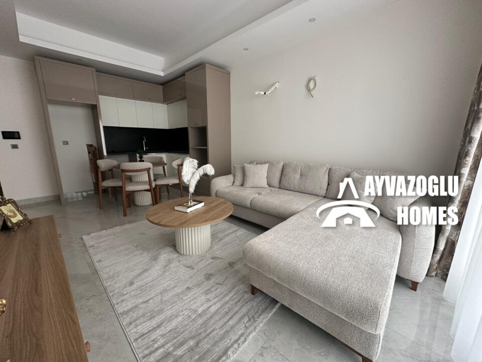 Уютная квартира 1+1 в Махмутларе — с полной инфраструктурой комплекса