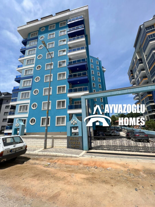 Квартира 1+1 в Махмутларе — 650 метров до моря