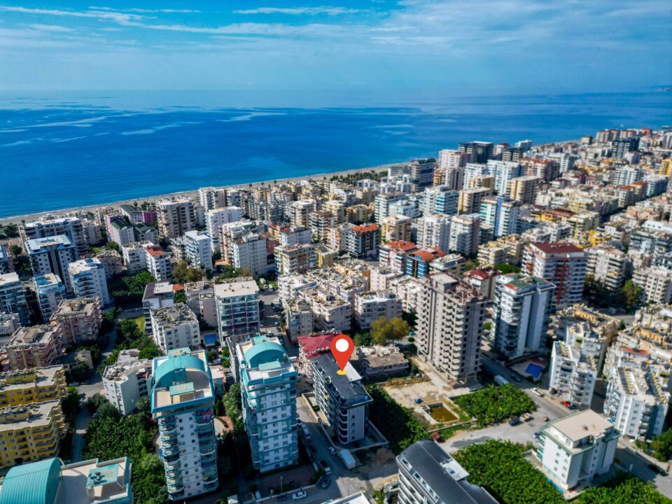 Квартира 1+1 в Махмутларе, 450 м до моря | 68.000 €